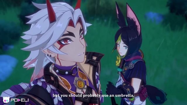 Tighnari's Tail Secret【 Genshin Impact Animation 】СN DUB + ENG SUB смотреть онлайн