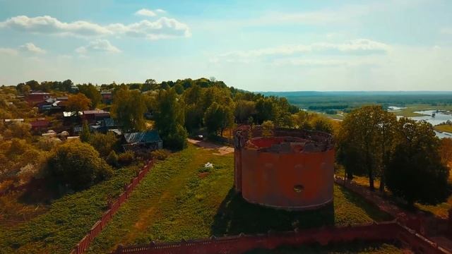 Усадьба Приклонских Рукавишниковых с высоты птичьего полёта/4К video/ смотреть онлайн