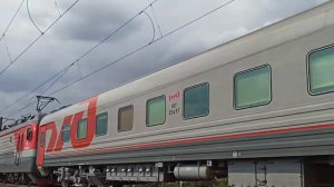 "Короткая Ингушетия" ЭП1М-772 с поездом №145 Назрань—Москва