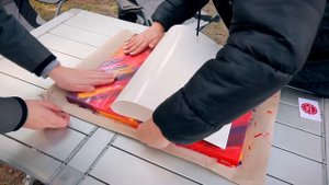 Портрет флип-флоп. Рисуем на природе.