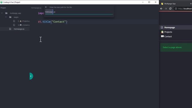 How to create a Streamlit Multi-Page Web App смотреть онлайн