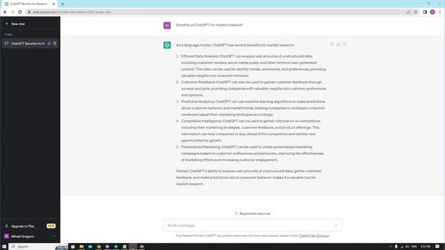How to use ChatGPT for Market Research-GAME CHANGER!!