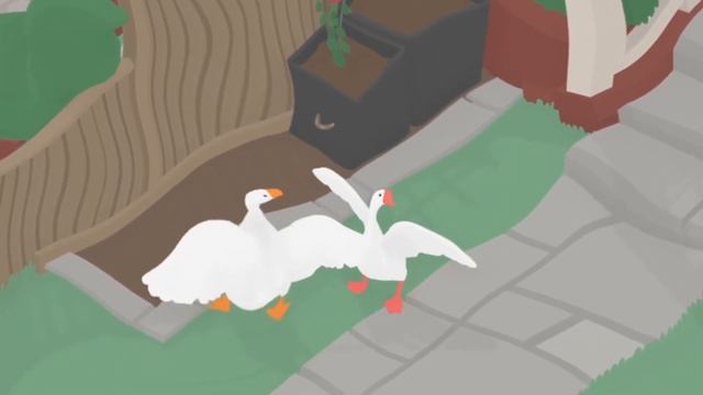 Жили у бабуси два весёлых гуся | Untitled Goose Game смотреть онлайн