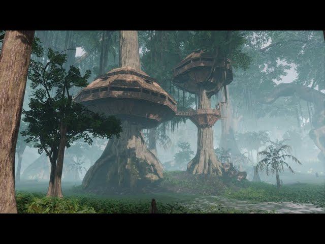Conan Exiles Age Of Sorcery. How To Build A Wookiee Tree House. Star Wars [ Timelapse ]