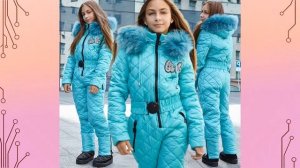 Зимние комбинезоны для девочек