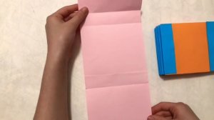 Как Сделать МИНИ ПАПКУ с Файлами для хранения наклеек Органайзер для мелочей Поделки из Бумаги