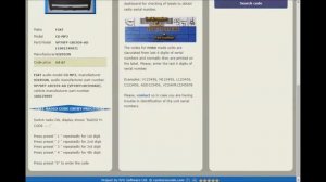 VISTEON Car stereo codes | Online service | #2