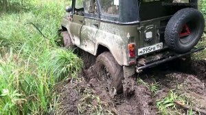 4 титана на бездорожье. Мерседес гелендваген и УАЗы.