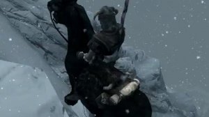 skyrim: epic hourse jump