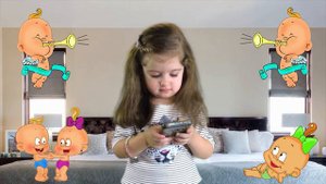 Five Little Babies jumping on the bed. Пять малюток прыгают на кровати детские стишки и песенки.