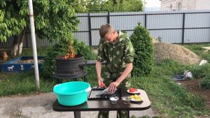 Караси на мангале, избавляемся от запаха тины.Carp on the grill, get rid of the smell of dirt.