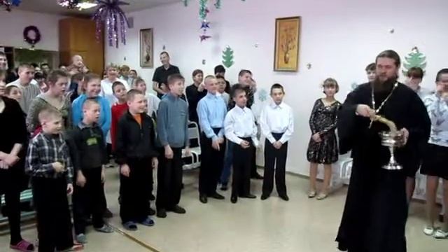 Рождество2012г. Обской интернат детей инвалидов