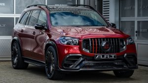 CARDINAL RED __ Mercedes-AMG GLS 63 into BRABUS 800
