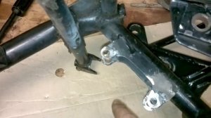 Реставрация крепления двигателя мотоцикла Минск