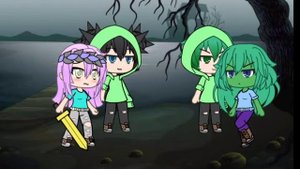 Гача лайф| клип| зелёный няша крипер