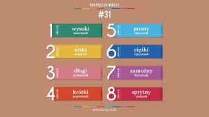 500 слов ПОЛЬСКОГО языка. Польский за 2 месяца