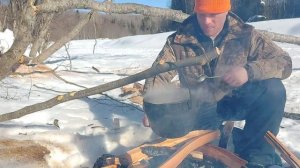 РЫБАЛКА ПО УТРЯНКЕ/УХА ИЗ СВЕЖЕЙ РЫБЫ НА КОСТРЕ В ДЕДОВСКОМ КОТЕЛКЕ!