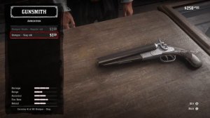 RED DEAD REDEMPTION 2 - SAWED-OFF SHOTGUN (Weapons Customization & Showcase)