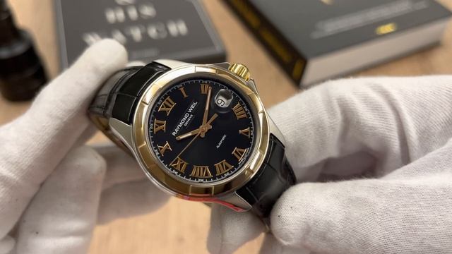 Raymond Weil Parsifal 18k Gold Bezel Automatic 2970-SC5-00208 Watch | Review Valjoux Relogios смотреть онлайн