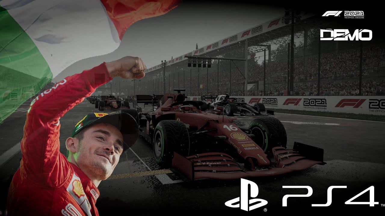 F1 2021 DEMO PS4 - Лютая дичь в плане погоды и жесткая гонка в Монце!