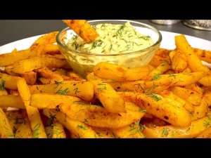 Очень простой и очень вкусный рецепт запеченного картофеля с волшебным соусом!