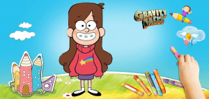 Красивая Мейбл из  Мультфильма Гравити Фолз. Лёгкий способ нарисовать Мейбл. Мир Творчества.