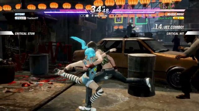 Fighting one of the ✨BEST✨ Hitomi players?! | High Level DEAD OR ALIVE 6 Marie Rose Gameplay