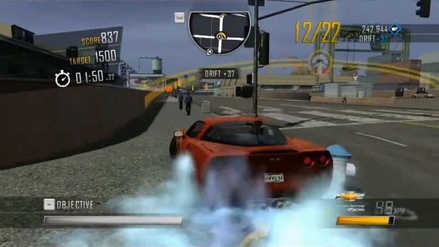 Driver San Francisco Smoking Allowed Challenge with Chevrolet Corvette ZR1 drift HD смотреть онлайн