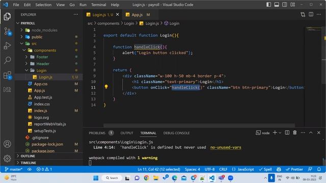 Part  8 Event handling in React | Synthetic events | Event bubbling | React tutorial