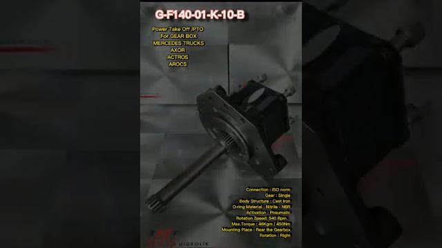 Power Take off(pto) For Mercedes GearBox / Prise de Mouvement(force) Pour boite de Vitesse Mercedes смотреть онлайн
