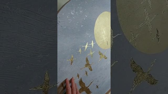 Даня Дунай МК - видео урок и набор для картины "Журавли"