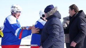 Звезный матч на льду Байкала в Большом Голоустном