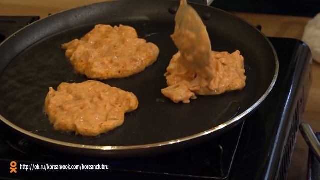 Как приготовить традиционные корейские блинчики с кимчи (Часть 3)