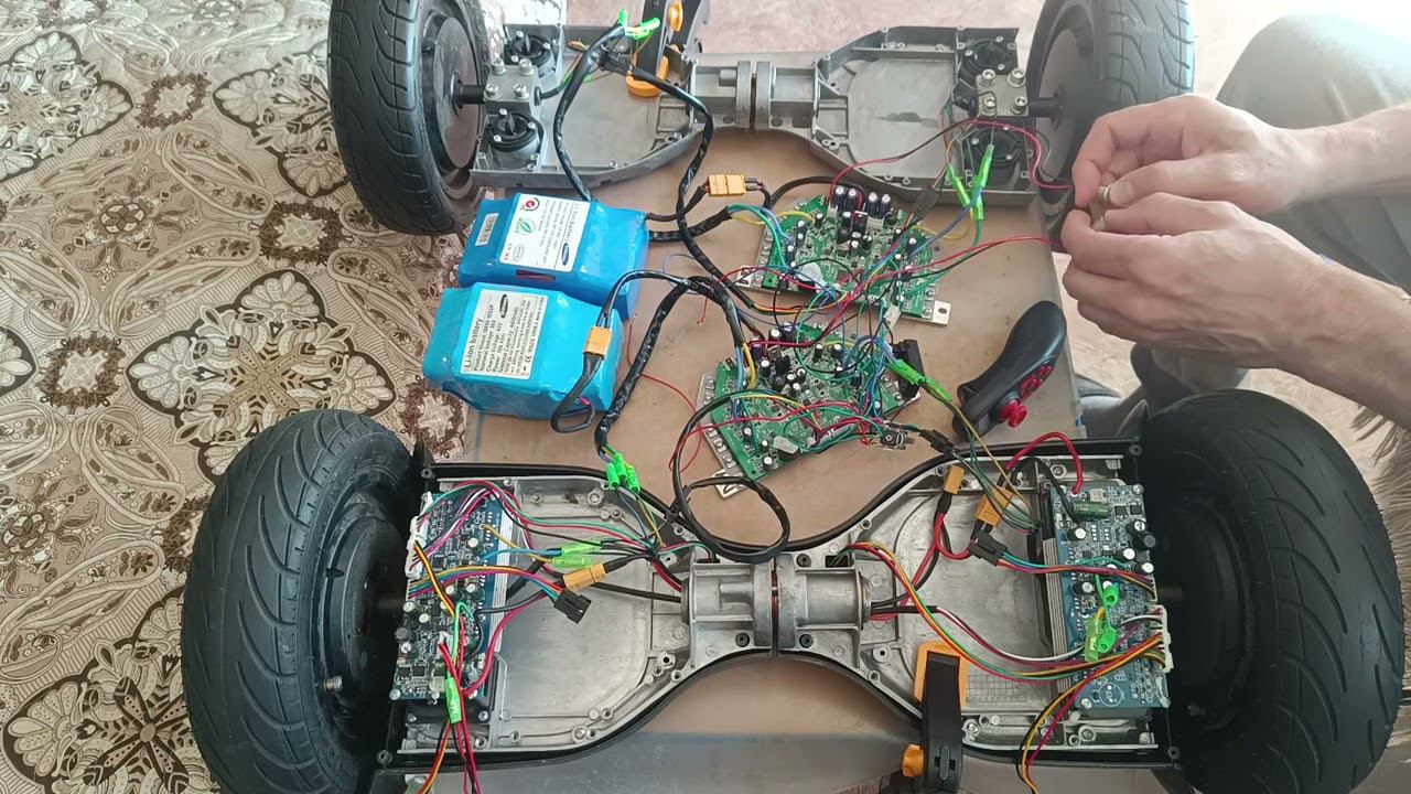 Прошивка платы гироскутера под радиоуправление RC PWM. Демо видео к заказу для D. смотреть онлайн