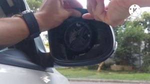 Volkswagen Tiguan. Замена лампы подсветки в зеркалах.