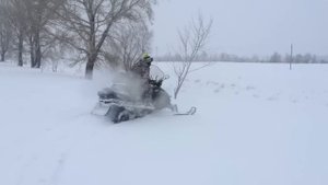 YAMAHA venture TF в Омске и прыжки и глубокий снег @instadimati