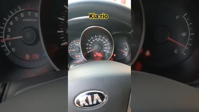 kia rio интересная неисправность