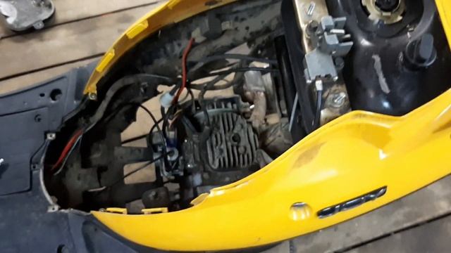 Из-за чего пропала компрессия на 2ух тактном скутере.