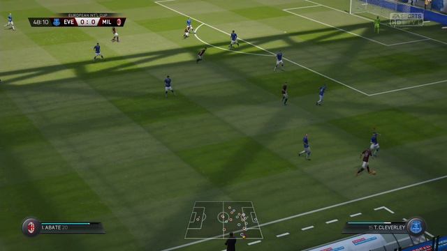 FIFA 16 Эвертон - Милан Товарняк