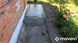 УКЛАДКА ТРОТУАРНОЙ ПЛИТКИ / ПОШАГОВО / Своими руками Плитка Бордюр Заливка Отмостка вокруг дома.