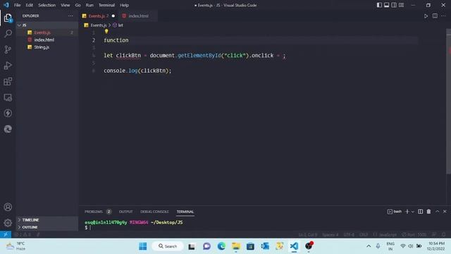 Events in JavaScript || How event works in JavaScript | onclick event #coding #programming #code