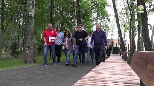 Готовность лыжероллерной трассы в Дубровицком лесу проверил глава Подольска