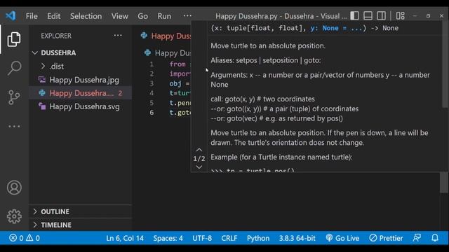 Lord SRI RAM drawing in python turtle | Learnonpy |