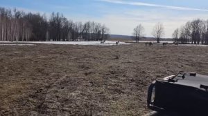 В первые съездили в поля к лошадям/ Начали появляться первые жеребята в этом году/ Деревенские будн