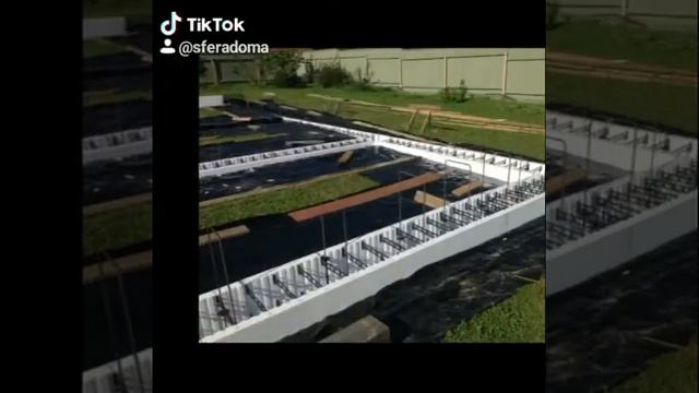 Производство несъёмной опалубки для ленточного фундамента