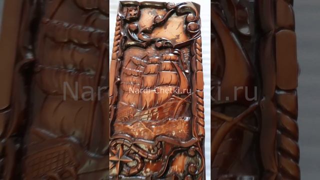 Нарды с кораблями. Ручная работа.