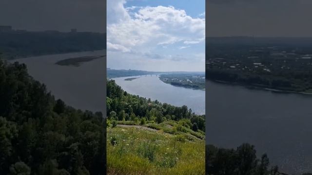 Вид на Оку в Нижнем Новгороде