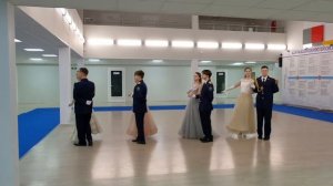 Кадетский бал 2021 танец "Полонез" команда кадетского класса им Александра Невского Мурманск лицей