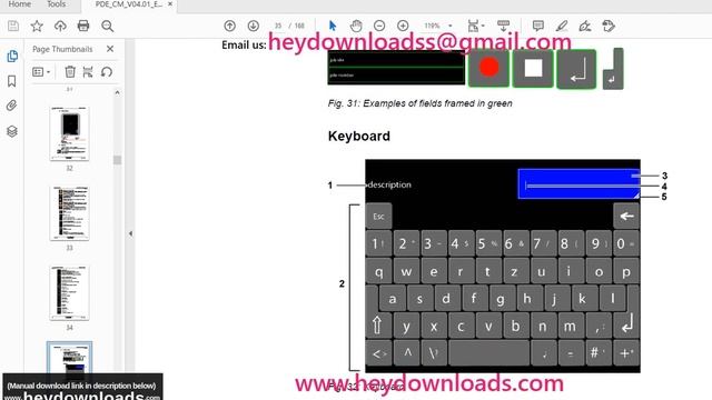 Liebherr Process data recording PDE Operators  MAINTENANCE Manual