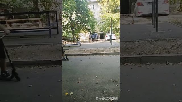 Дрифт моего друга димы (самокат мой)( гловольщики вы не попали но я делаю вам подарок) #glowo